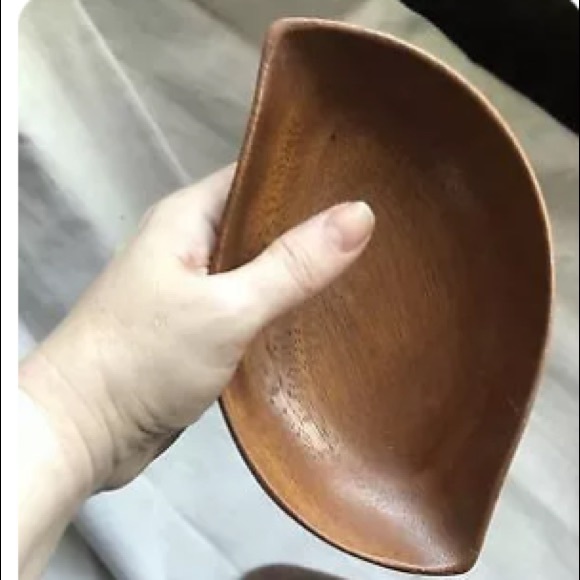 Royal Acacia Monkey Wood Two Vintage Serving Pieces - Picture 5 of 9